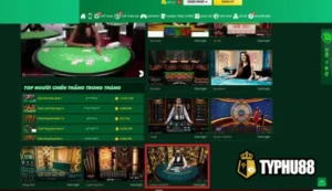 Lưu ý khi tham gia các sảnh casino trực tuyến typhu88