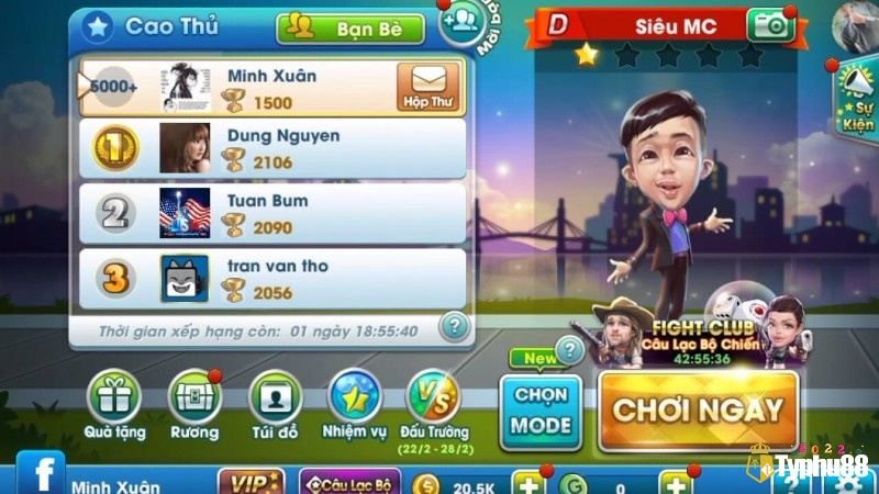 Chơi game tỷ phú online cùng bạn bè siêu hấp dẫn tại TYPHU88