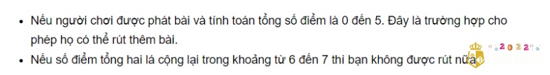 Bảng điểm cần thỏa mãn để rút quân