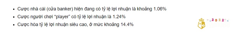 Quy luật trả thưởng cụ thể