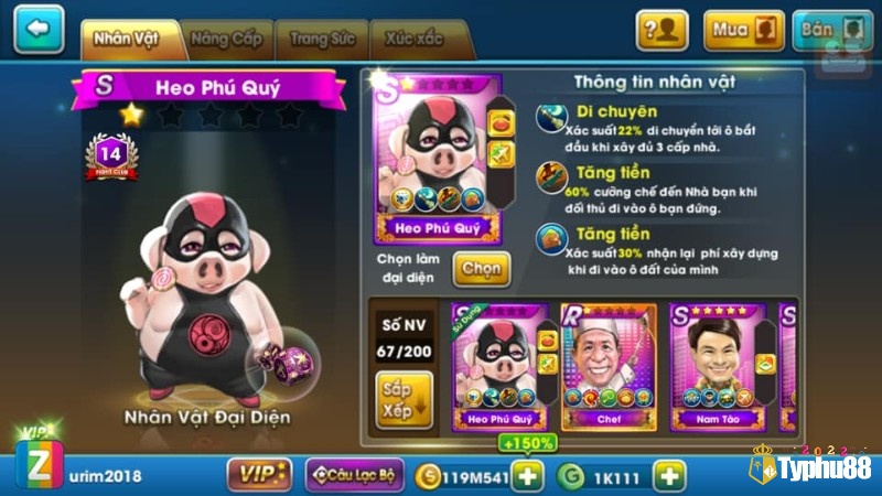 Bản hack vô hạn vàng trong cờ tỷ phú Zingplay