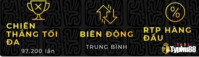 RTP phụ thuộc vào các loại thạch, cao nhất là 96,08% (thạch vàng)