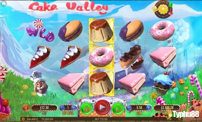 Biểu tượng Cake Valley là các món bánh tráng miệng như bánh rán, bánh nướng…