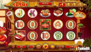 Hey Sushi: Slot ẩm thực với chiến thắng tầng Cascade