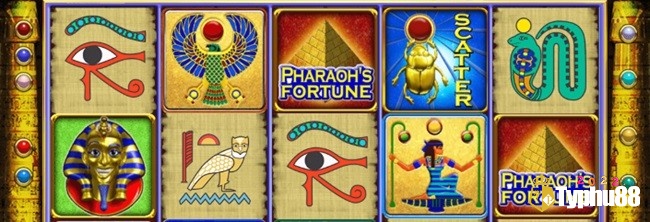 Biểu tượng hoang dã là hình ảnh kim tự tháp kèm theo logo của Pharaoh's Fortune