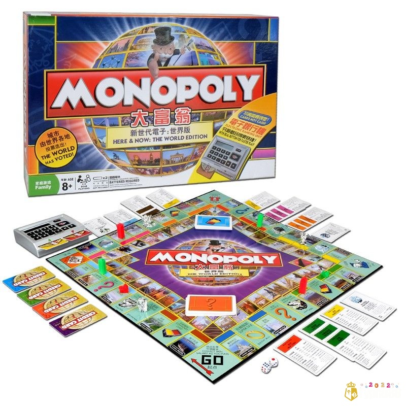 Cờ tỷ phú monopoly còn được biết đến như game giao dịch bất động sản trên bàn cờ