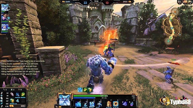 Game moba trên pc SMITE