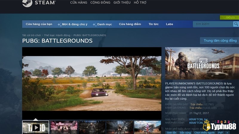 Cách tải PUBG trên PC thông qua Steam rất đơn giản