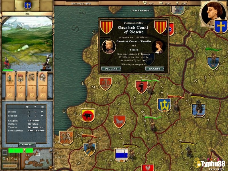 Crusader Kings đặt trong bối cảnh thời kỳ Trung Cổ